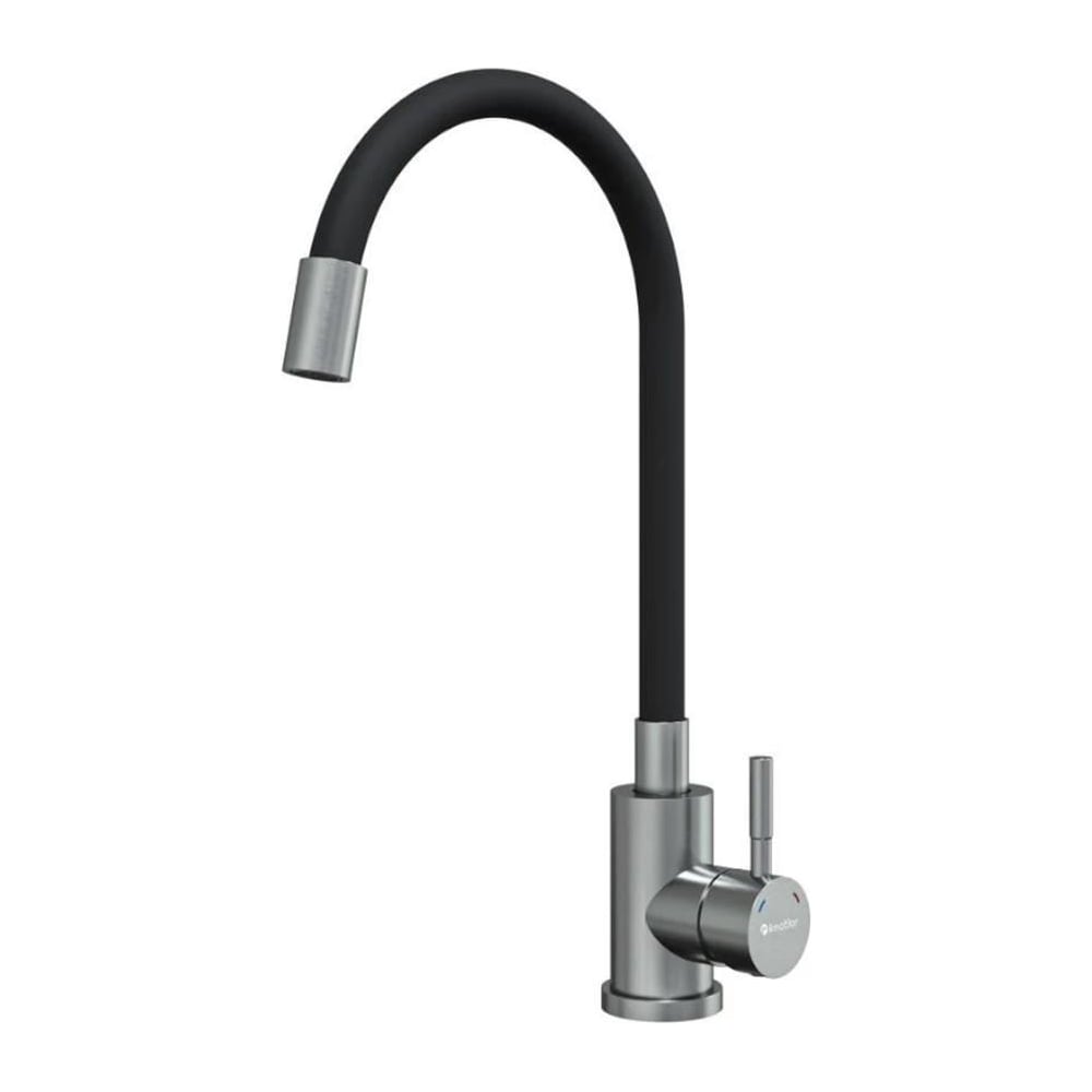 Изображение товара Смеситель для кухни Knotlor с гибким изливом сатин SS-02