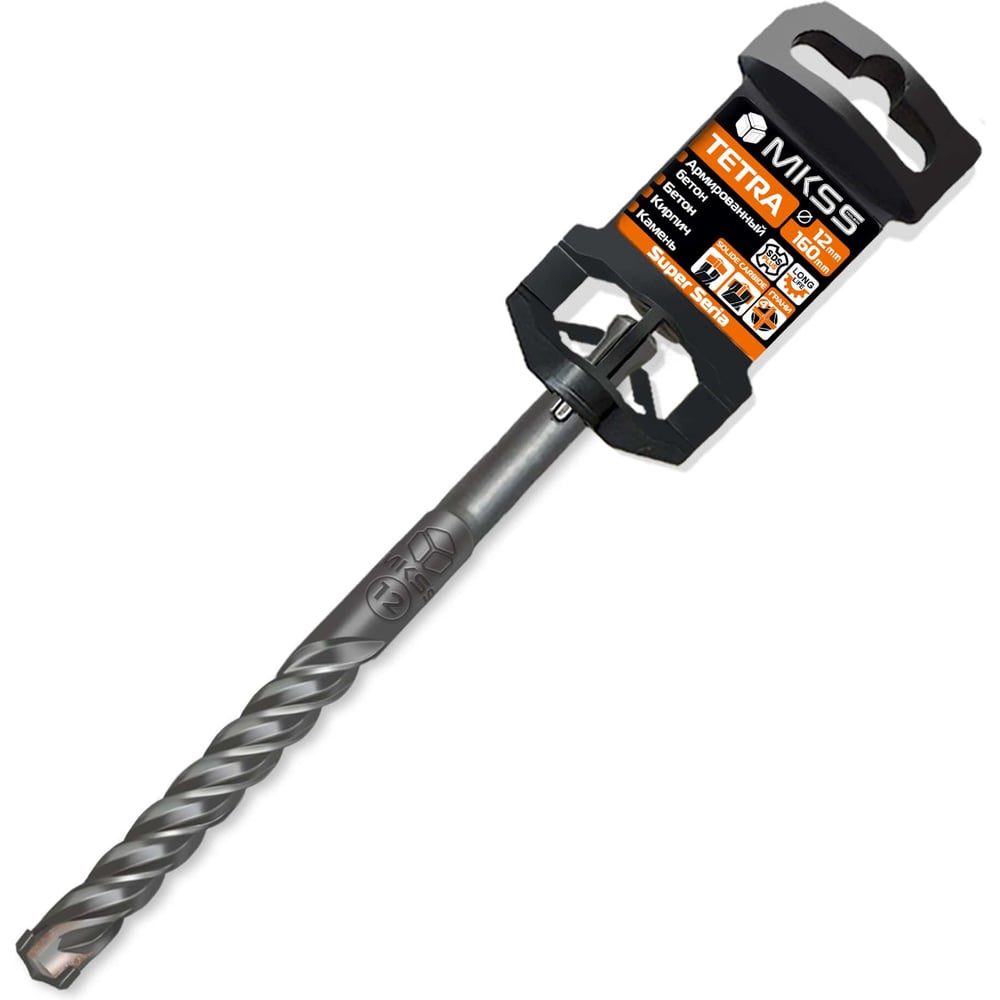 Изображение товара Бур по армированному бетону Tetra MKSS SS5502 12x160мм SDS-plus