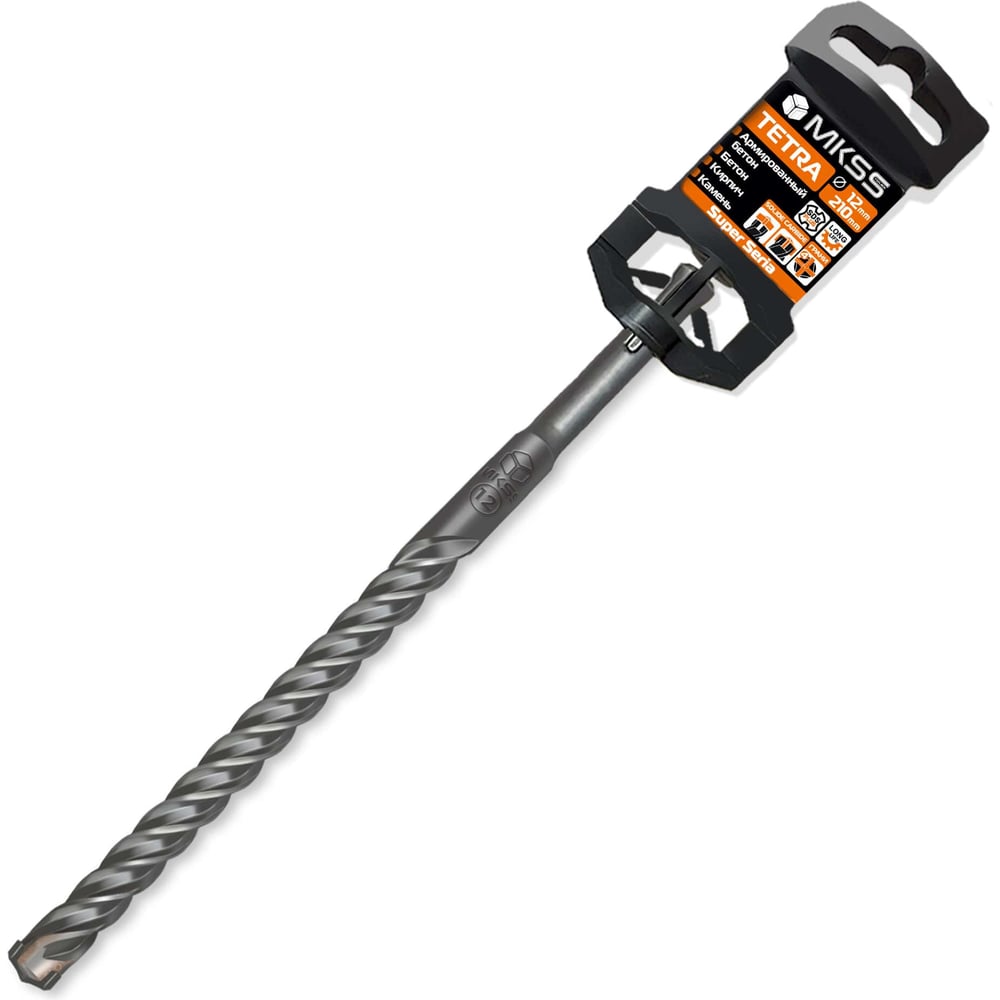 Изображение товара Бур по армированному бетону Tetra MKSS SS5502 12x210мм SDS-plus