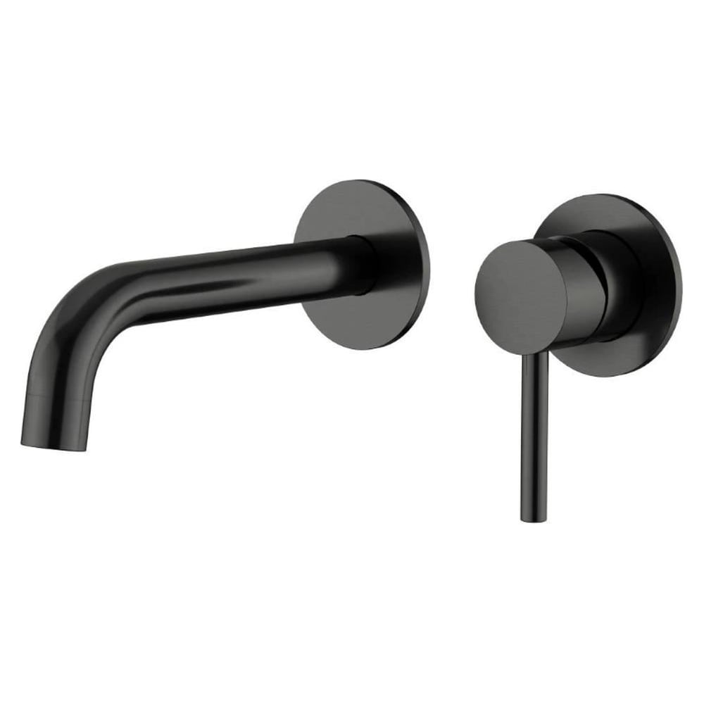 Изображение товара Смеситель для раковины Knotlor встраиваемый однорычажный оружейная сталь