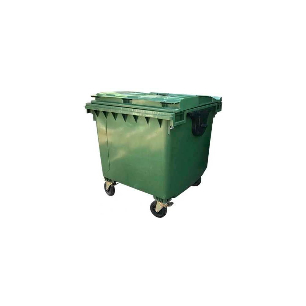 Изображение товара Контейнер Razak Plast R 1100 л. с колесами и крышкой зеленый