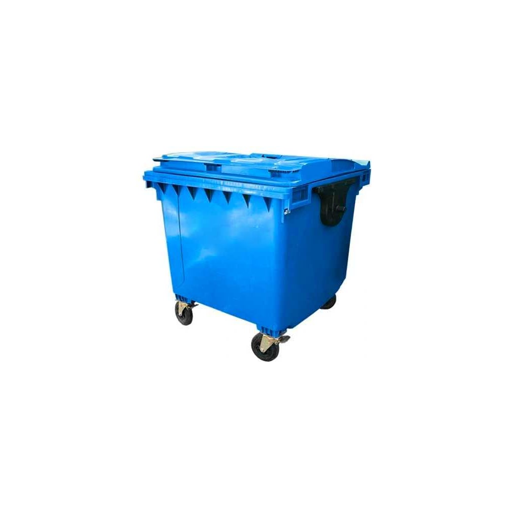 Изображение товара Контейнер Razak plast пластиковый синий 1100 л на колесах и с крышкой