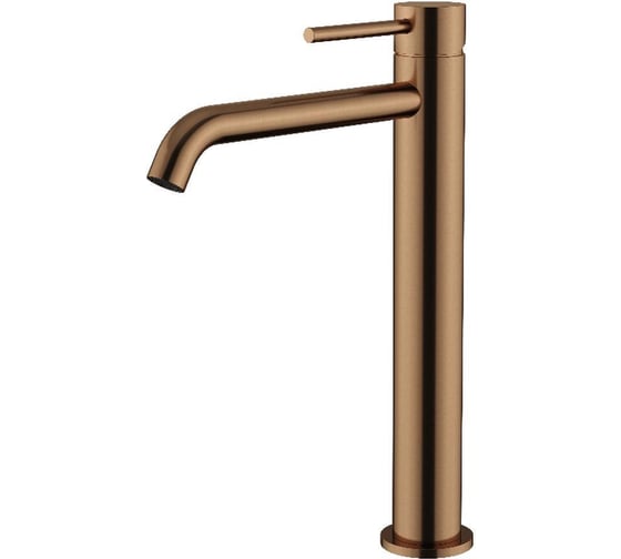 Изображение товара Смеситель для раковины Knotlor высокий, бронза SS-21/RB