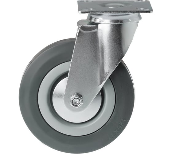 Изображение товара Колесо аппаратное поворотное с площадкой SCg55 (120 мм, 100 кг) А5 1005303