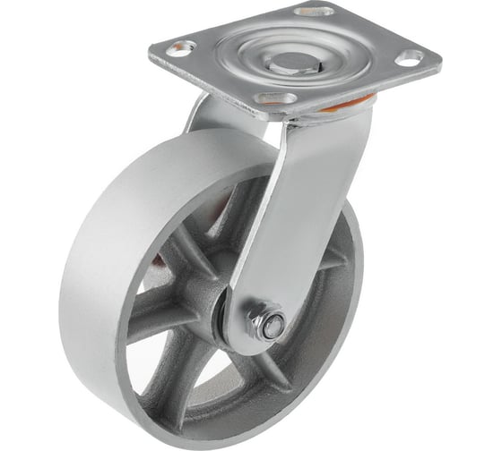 Изображение товара Колесо большегрузное чугунное без резины 150 мм поворотное с площадкой SCs 63 А5 1000149