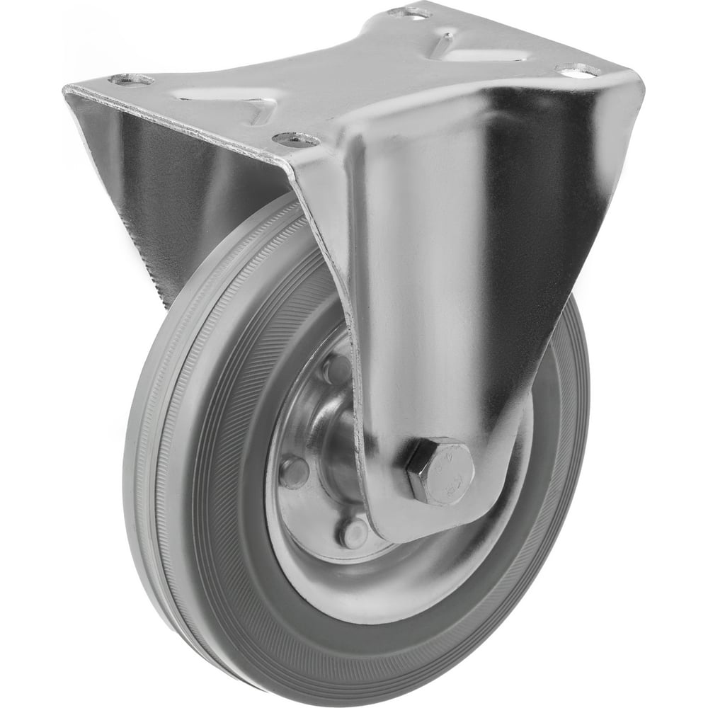 Изображение товара Колесо промышленное неповоротное 200 мм с площадкой FC 80 f А5