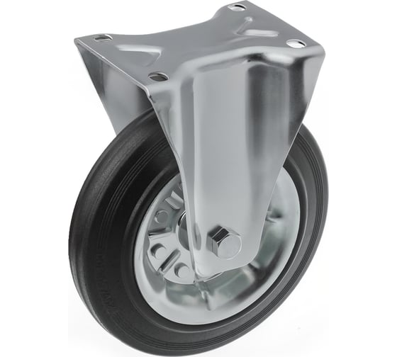 Изображение товара Колесо усиленное (200мм ; 220 кг) неповоротное с площадкой FRC 80 А5 1000477