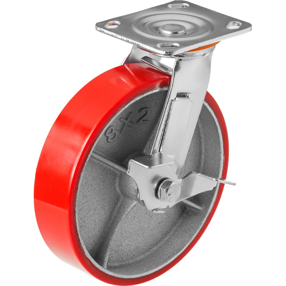 Полиуретановое большегрузное поворотное колесо А5 полиуретановое колесо eco