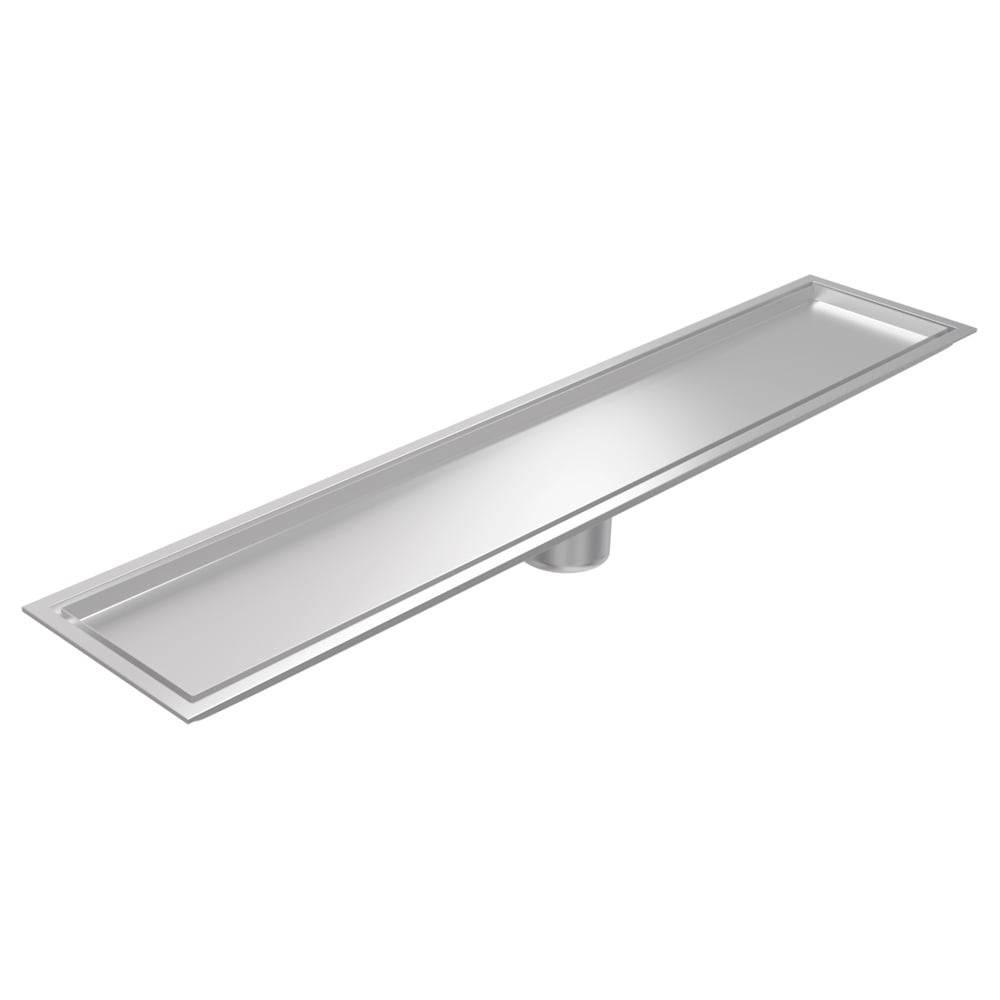 Изображение товара Трап для душа под плитку с сухим затвором из нержавеющей стали Teymi 10x50