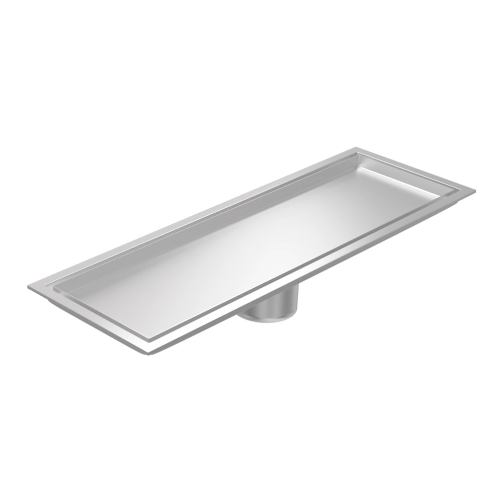 Изображение товара Трап для душа под плитку Teymi с сухим затвором вертикальный выпуск нержавеющая сталь T90353