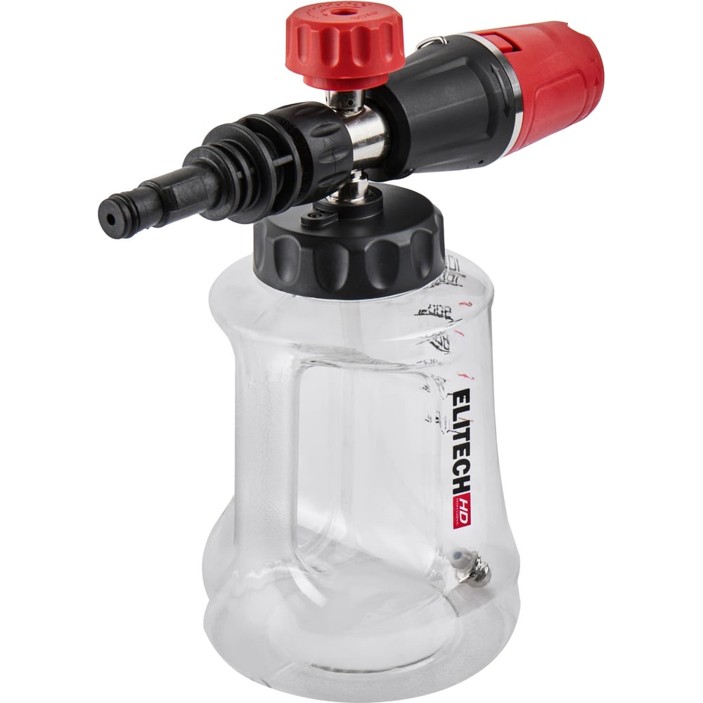 Изображение товара Насадка пеногенератор ELITECH 0910.009000 для моек объем 1л латунный М22x1.5