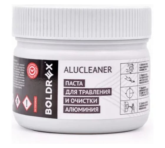 Изображение товара Травильная паста для алюминия Boldrex Alu Cleaner 0.4кг 3160-400 3160-400СН