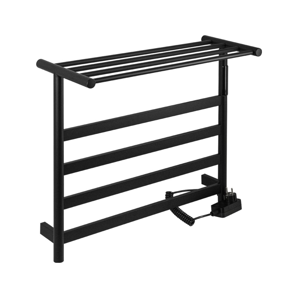 Изображение товара Электрический полотенцесушитель KRAFTTE 510x575 мм лесенка черный 75 Вт