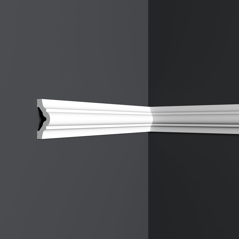 Изображение товара Ударопрочный влагостойкий декоративный молдинг R-LINE 40x19мм/ 3 шт