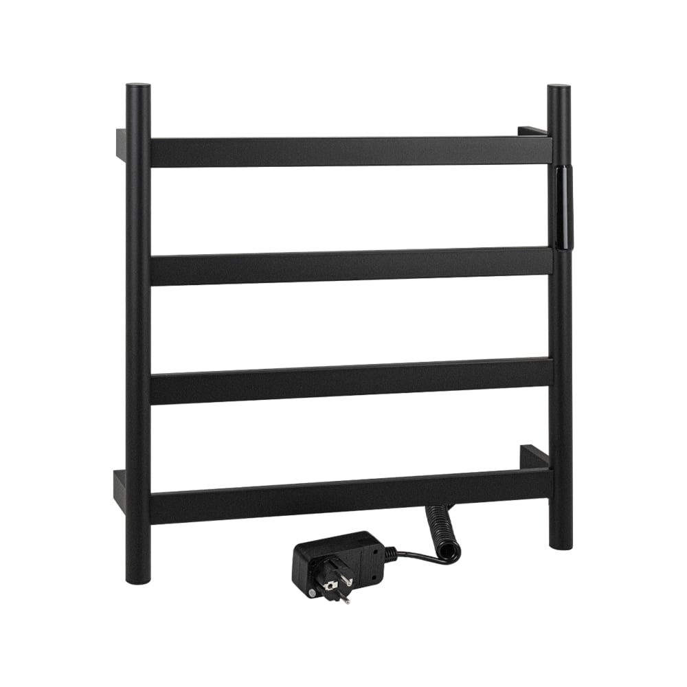 Изображение товара Электрический полотенцесушитель KRAFTTE 75 Вт черный с таймером и сенсорным управлением