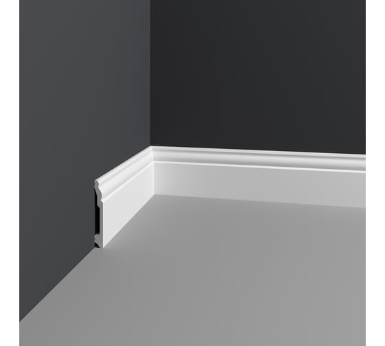 Изображение товара Плинтус ударопрочный R-LINE DECOR Rline (99x14x2000мм)/ 3 шт R1-09914