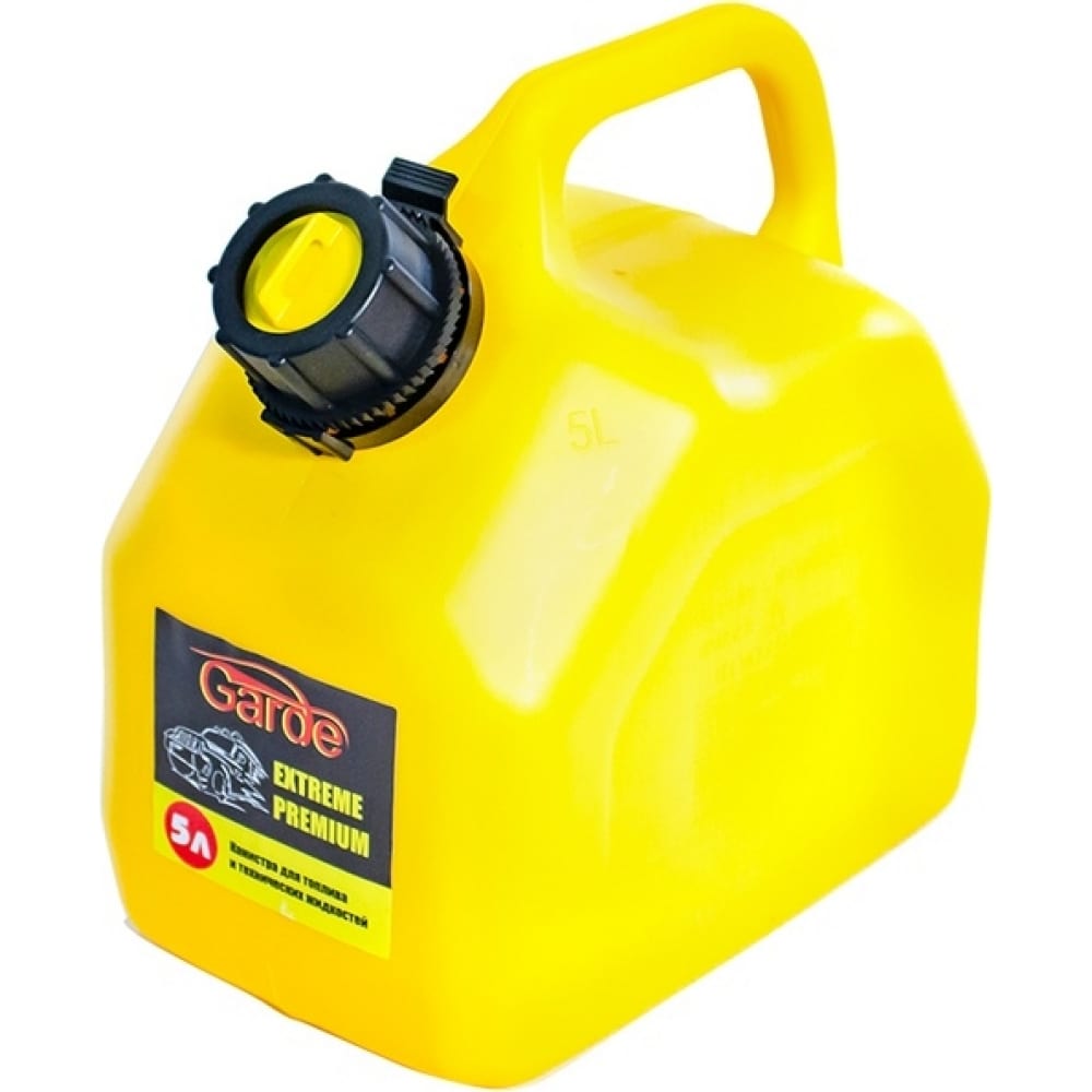 Пластиковая канистра GARDE, цвет желтый GEPA10201 Extreme Premium - фото 1