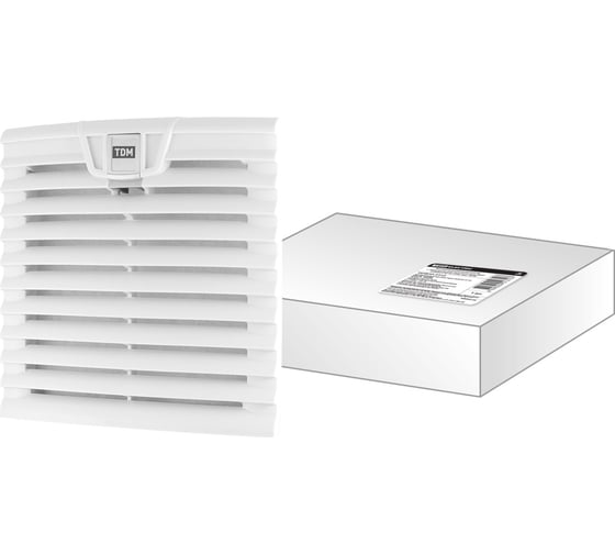 Изображение товара Вентиляционная решетка 204 мм с фильтром для вентилятора ВФУ SQ0832-0112 TDM ELECTRIC SQ0832-0117