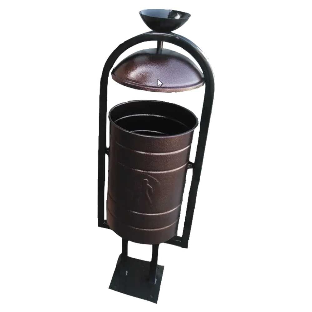 Изображение товара Урна с пепельницей Дигрус 20 литров антик медь для улицы и общественных мест