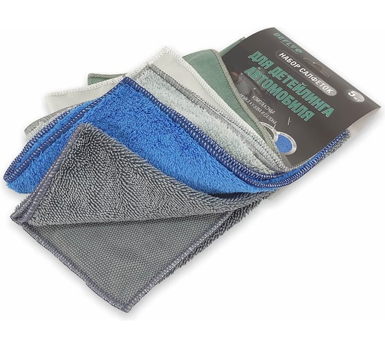 Изображение товара Набор салфеток и тряпок из микрофибры для ухода за машиной DEFLY CS-1