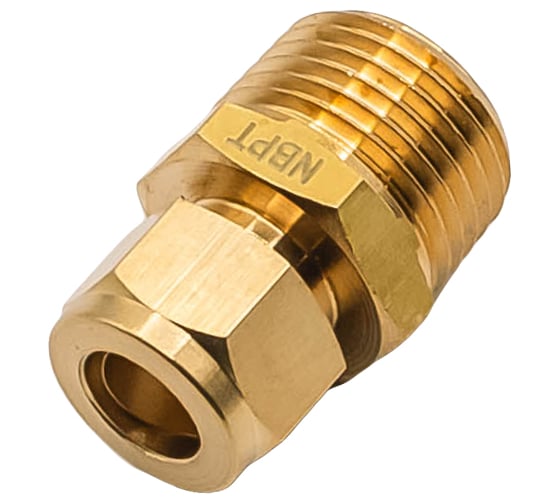 Изображение товара Фитинг NBPT латунный компрессионный KIM10-04, 1шт 75689