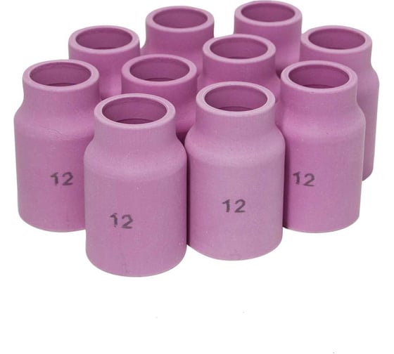 Изображение товара Сопло керамическое Оберон TW 17-18-26 GL увел. №12 / L48 / d19.5 10шт XL53N87.10