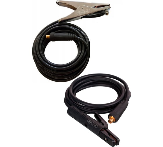 Изображение товара Комплект сварочных кабелей энаргит Basic (5+5 метров, 1х35, вилка 35-50) КС135-55-3550-Basic