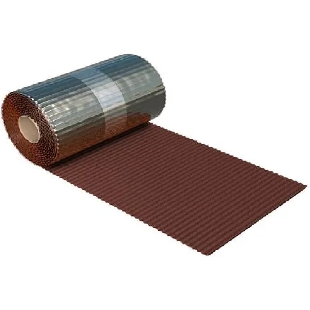 Изображение товара Лента для примыкания Абрис 5х0,25м алюминиевая коричневая RAL8017