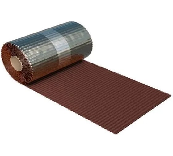 Изображение товара Лента для примыкания Абрис 5х0,25м, алюминий, коричневый RAL8017 102543
