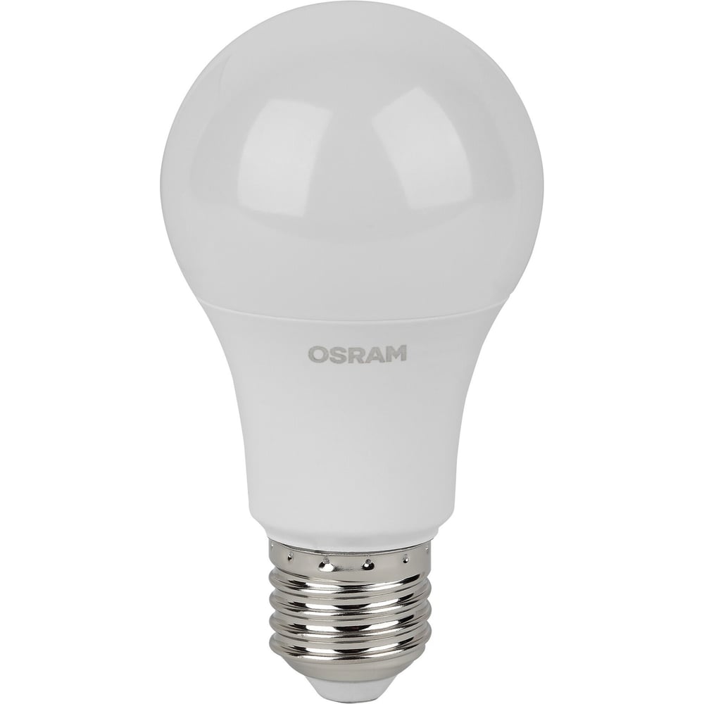 Изображение товара Набор ламп светодиодных OSRAM 10 шт LED Star 6,8 Вт (замена 60Вт), холодный белый свет, матовая колба типа A, цоколь E27 4052899971769