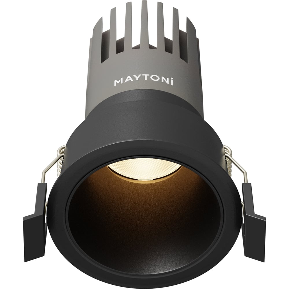 Изображение товара Встраиваемый светильник Maytoni DL116-10W-3K-B современный 10 Вт теплый белый IP20