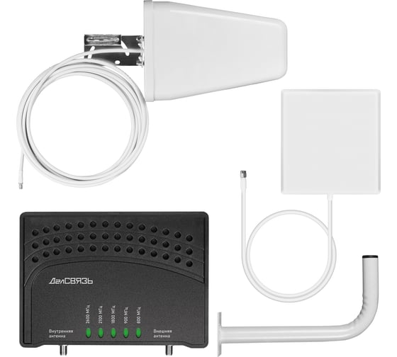 Изображение товара ДалСВЯЗЬ DS-5band-20C2  v. - комплект усиления сигналов сотовой связи и мобильного интернета ДАЛСВЯЗЬ 8778