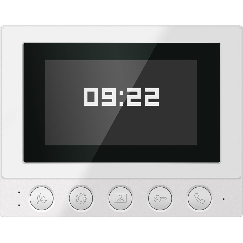 Изображение товара Аналоговый видеодомофон Novihome SIMPLE 4C v. IPS дисплей 4.3; механические кнопки; Поддержка: 2 вызывные панели, 1 видеокамеры, 3 доп.домофонов, 3 аудиотрубок; 4450