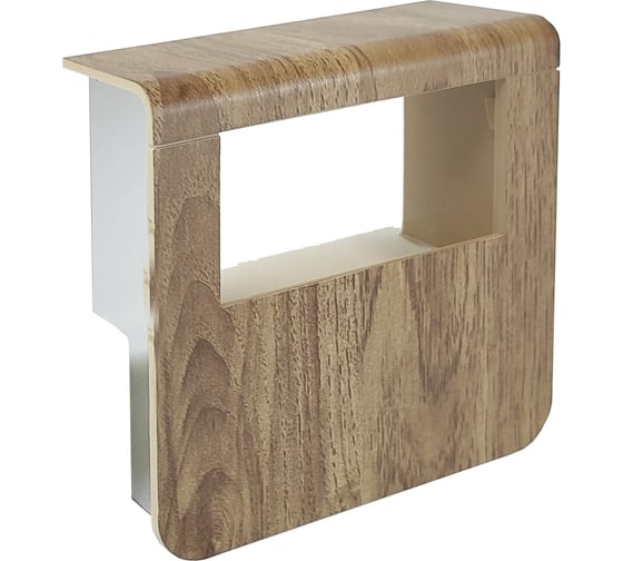 Изображение товара Декоративная рамка SPL на суппорт 2 поста (45х45) (ламинация дуб) 080018LO