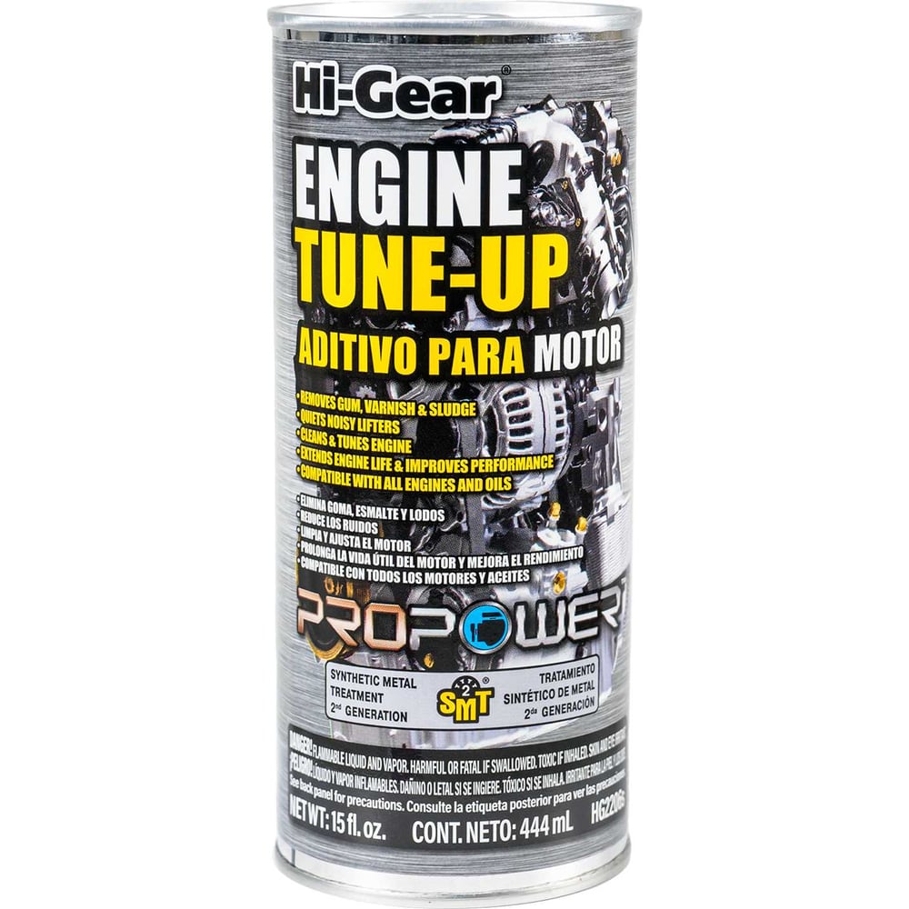 Изображение товара Мягкая промывка двигателя Hi-Gear для автомобилей с пробегом 0.444 л