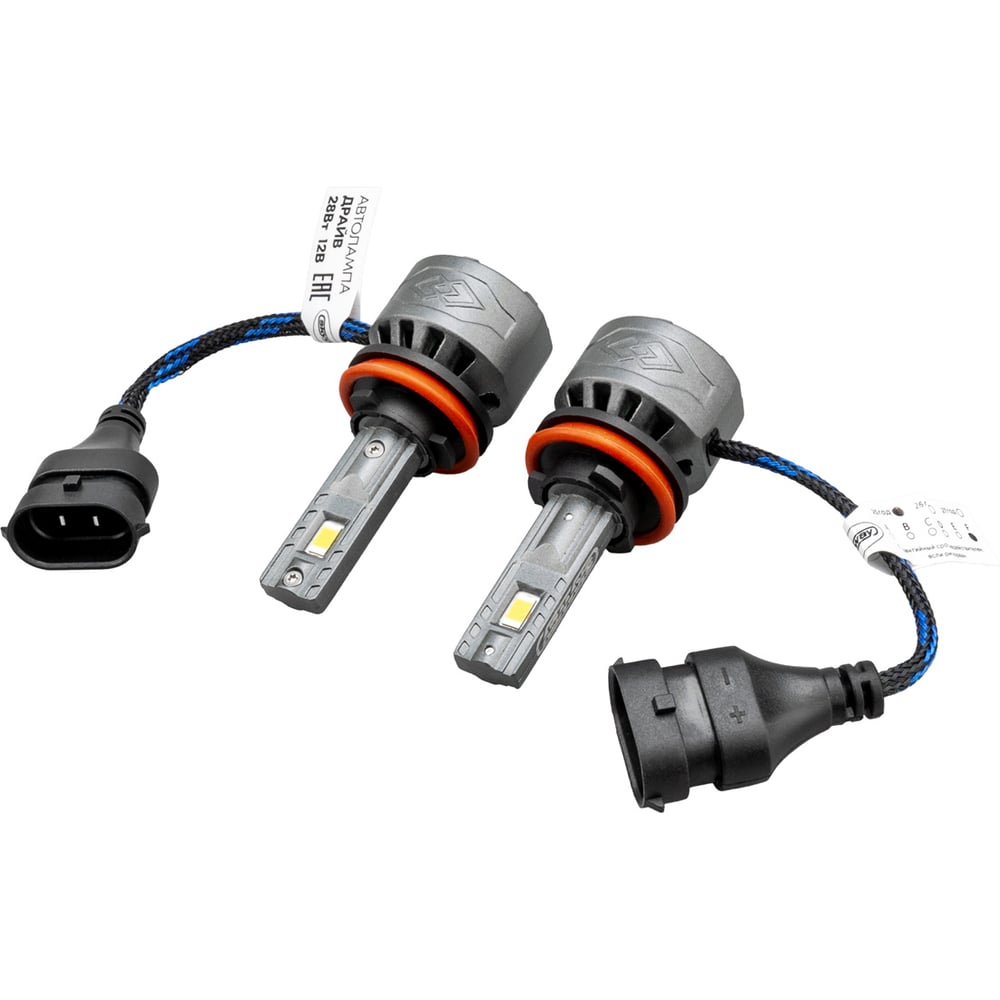 Изображение товара Автолампа SKYWAY диод H16 H11 12V 56W 5600Лм 6000К белая комплект 2 шт