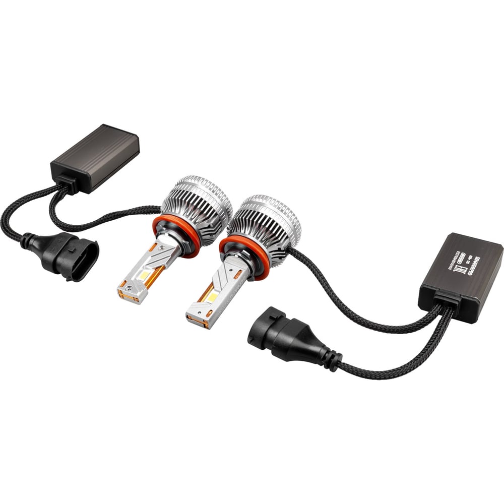 Изображение товара Автолампа SKYWAY диод H11 PGJ19-2 12V 170W 15000Лм вентилятор+драйвер SENATOR PRO