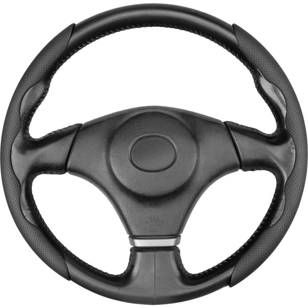 Изображение товара Накладки на руль SKYWAY из экокожи с перфорацией комплект 2шт