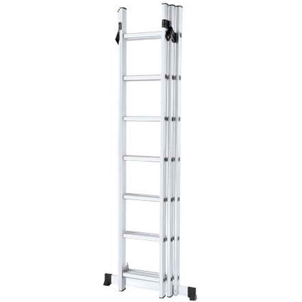 Изображение товара Лестница-стремянка трехсекционная Сорокин 10м профессиональная алюминиевая