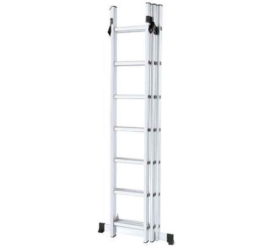 Изображение товара Лестница-стремянка трехсекционная  Сорокин 6,8м 24.336