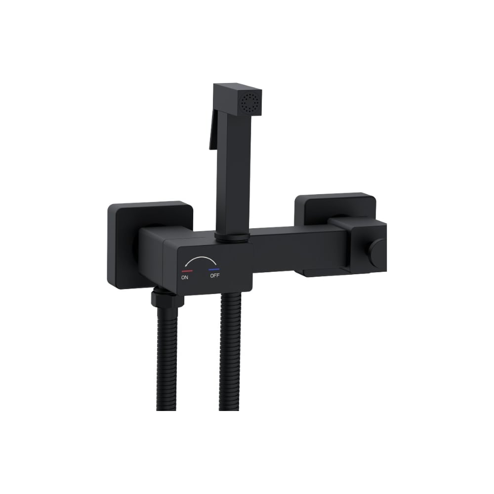 Изображение товара Гигиенический душ River HIGI Q02 BL матовый черный современный дизайн