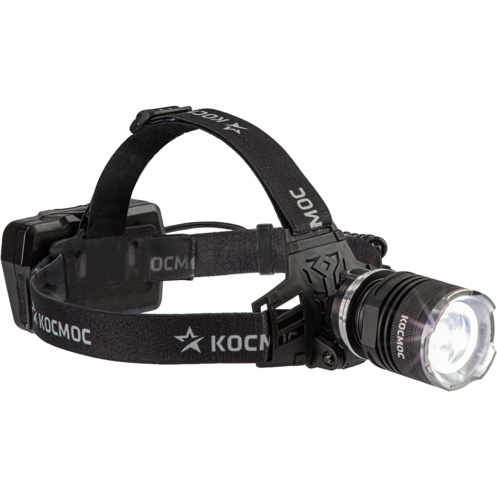 Изображение товара Аккумуляторный налобный фонарь КОСМОС KOC853Lit с Zoom и защитой IPX6