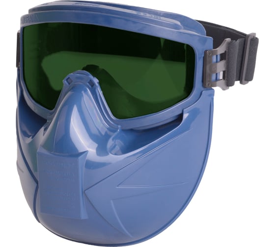 Изображение товара Защитные закрытые очки с непрямой вентиляцией РОСОМЗ ЗН11с щитком 21134+00888