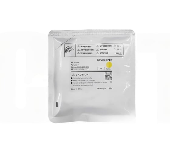 Изображение товара Девелопер CET IU-217Y (171048) для Konica-Minolta Bizhub C227i/C257i/C287i 90000стр. 2132022