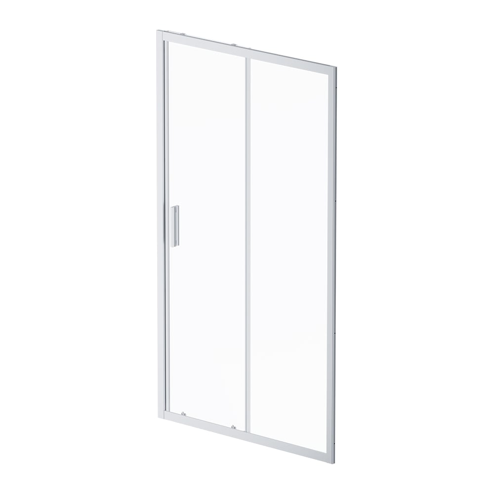 Изображение товара Душевая дверь AM.P Gem Solo 110x195 стекло прозрачное профиль хром