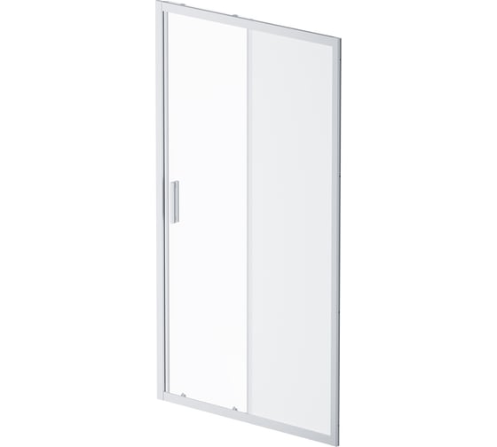 Изображение товара Душевая дверь AM.P Gem Solo 110x195, стекло матовое, профиль матовый хром W90G-110-1-195MM