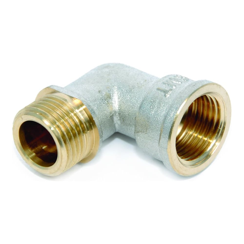 Изображение товара Угольник SMT ВР-НР 3/4 с буртиком 702NY6605 для труб водоснабжения и отопления