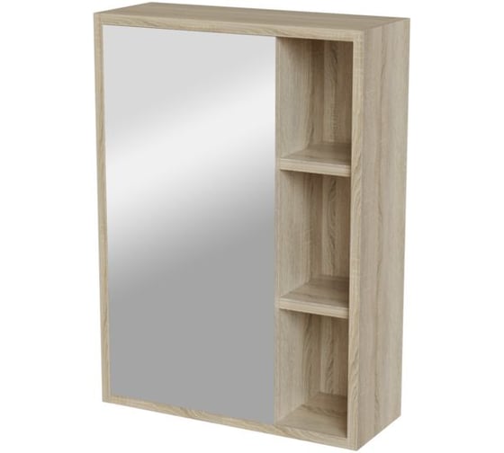 Изображение товара Зеркальный шкаф MIXLINE МИЛТОН-50 Дуб сонома ЛДСП 557614