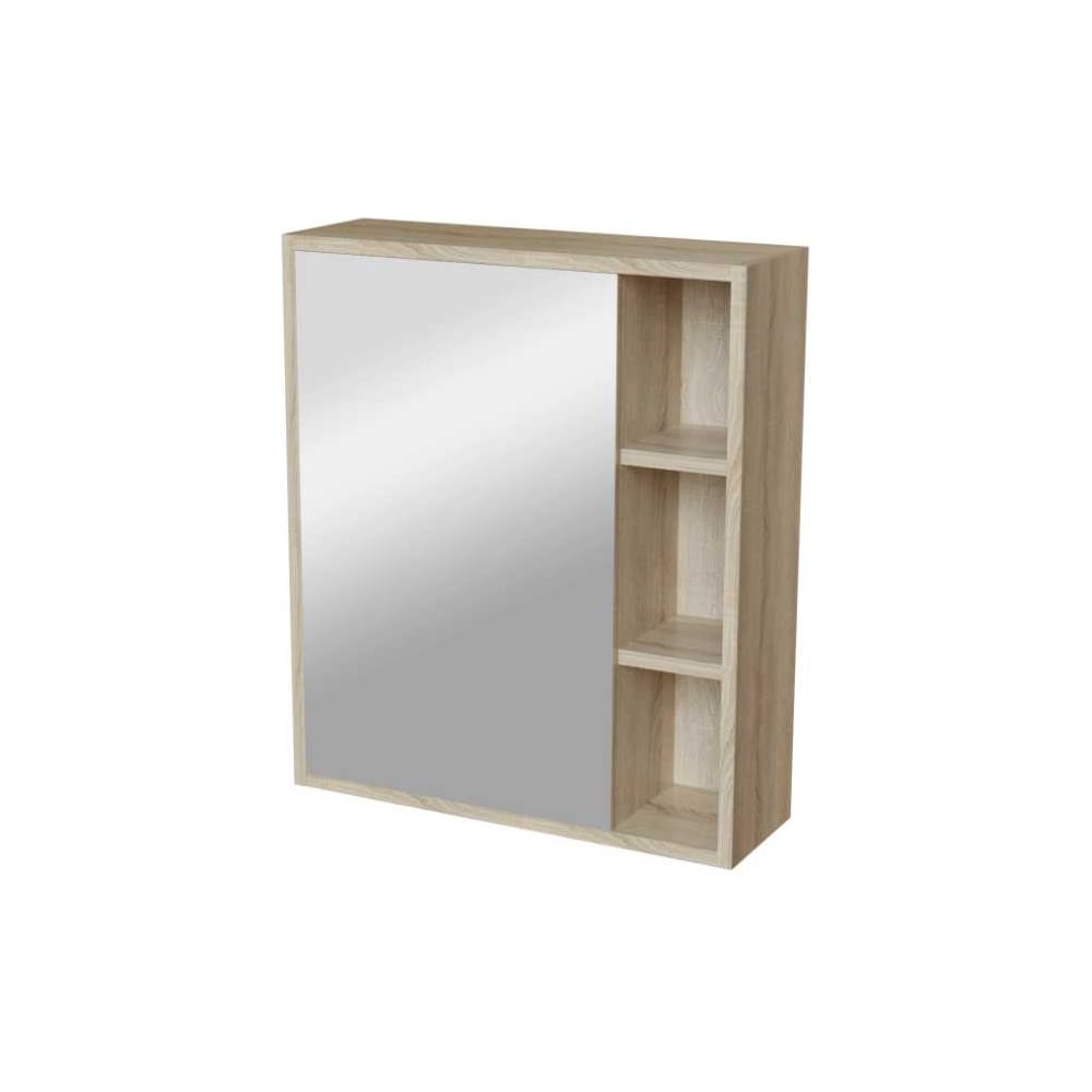 Изображение товара Зеркальный шкаф MIXLINE МИЛТОН-60 дуб сонома современный подвесной