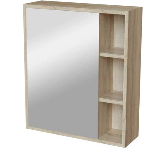 Изображение товара Зеркальный шкаф MIXLINE МИЛТОН-60 Дуб сонома, ЛДСП 557615